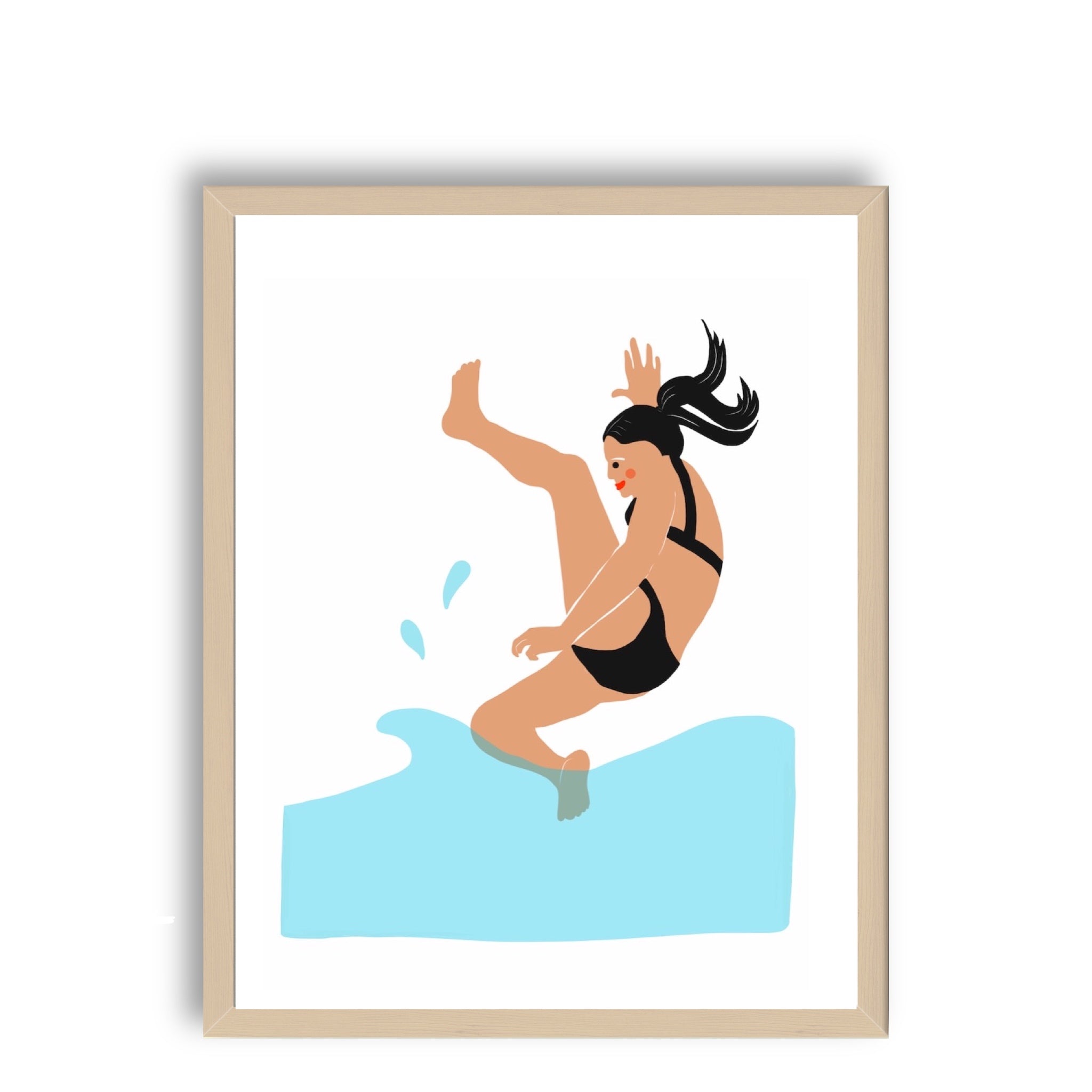 אשה קופצת למים - ILANIT SHAMIA | HOME